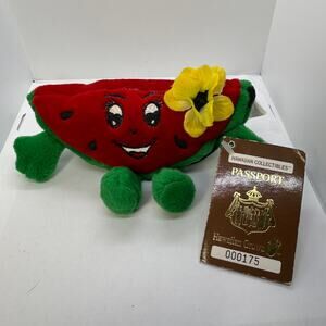 Hawaiian Collectibles Striped Watermelon Plush 1999